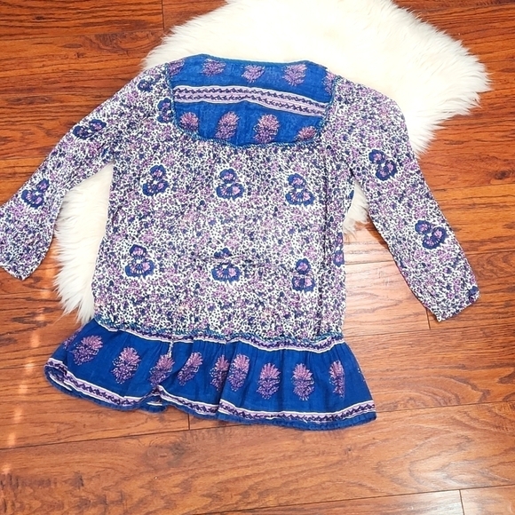 Karma Highway Peasant Boho Blouse - Picture 2 of 7